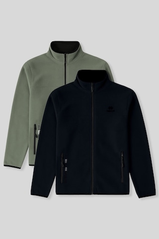 Tommy Life Standart Kalıp Dik Yaka 2li Paket Lacivert-çağla Erkek Polar Sweatshirt - 87992 Lacivert - Yeşil