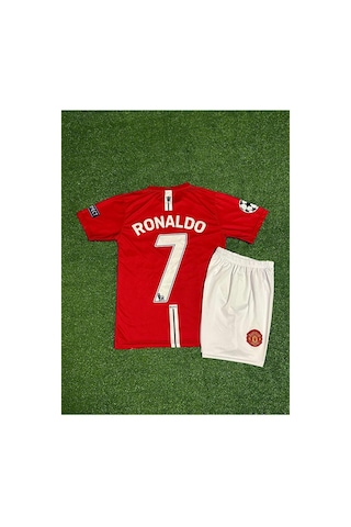 Manchester United Cristiano Ronaldo Temalı Çocuk Forması Çok Renkli