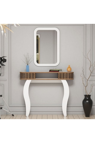 Variant Damla Aynalı Dresuar Beyaz