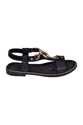 Castle Black Comfort Kadın Sandalet Cb-35307 Siyah Siyah