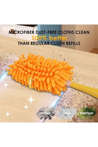 Tongxida Redones Mikrofiber Toz Alma Takımı - 4 Adet, Yüksek Tavan Temizliği İçin Uygun