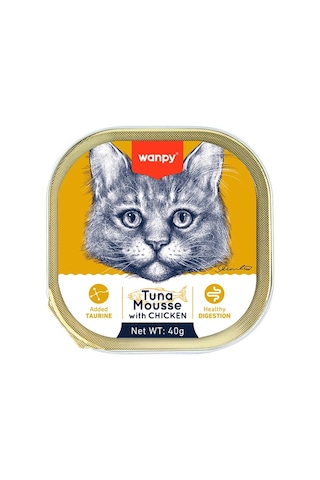 Wanpy Kedi 40 Gr Ton Balığı Tavuk Wanpy Kedi 40 Gr Ton Balığı Tavuk
