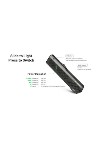 Nıtecore Edc17 1500 Lumen Lazerlı El Fener Siyah