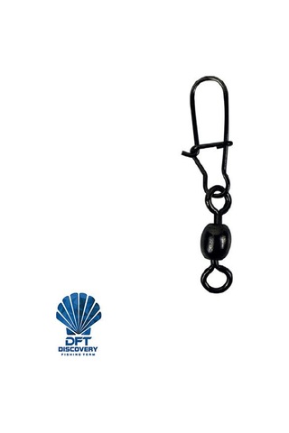 Dft Siyah Çift Kilitli Klips Fırdöndü No:01