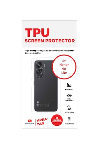Honor 90 Lite Arka Ve Yan Kaplama Leke Bırakmayan Hd Film