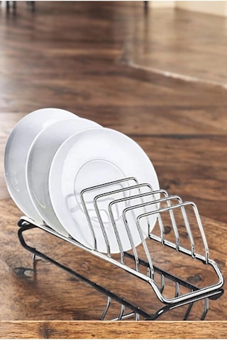 Magic Objects 9 Bölmeli Gümüş Tabaklık Düzenleyici - Bulaşıklık -fincan Altlığı Düzenleyici Gümüş Gri