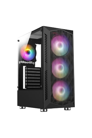 Node Game ND-EXE100A Exelance 4 ARGB Fanlı Oyuncu Bilgisayar Kasası