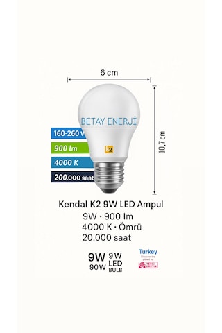 Led Ampul K2 Kes 181