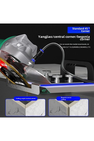 Reedark 100 Tipi Taşcı Ve Oduncu İçin Taş Döşeme 45 Derece Köşe Kesici, Taşınabilir Nikel-krom Çelik Kesim Aleti