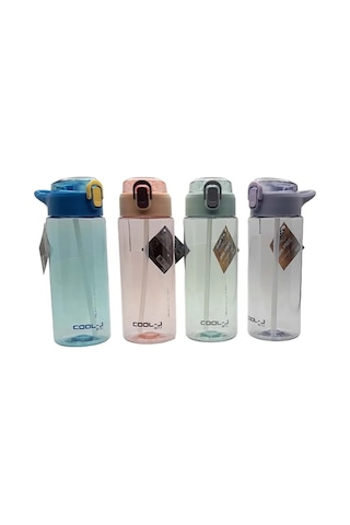 Gıpta 7587 Pipetli Matara Pctg 4 Renk 700ml Çok Renkli