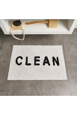 Evidea Soft Clean Tufting Banyo Paspası - Beyaz - 60x90 Cm Beyaz