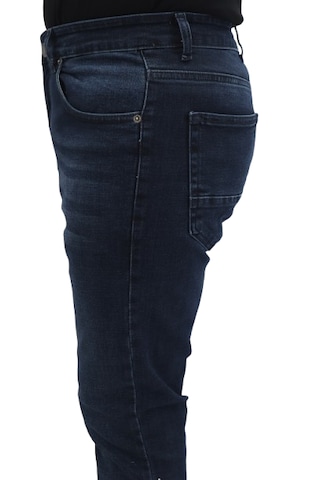 Hacker Denim Hacker Dmctekstil Erkek Y852 Yüksek Bel Normal Kesim Boru Paça Jean Pantolon Koyu Lacivert