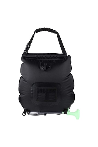 Aotu At6628 20l Outdoor Güneş Isıtmalı Duş Çantası Siyah