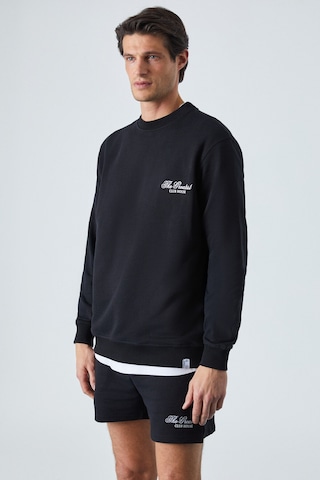 Federer Erkek Uzun Kollu Regular Bisiklet Yaka Siyah Eşofman Takımı