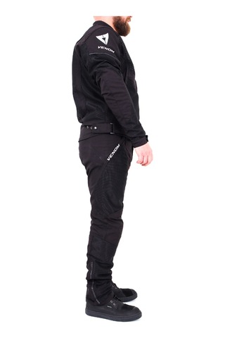 Venom Ceket Rock Cordura ( Impactec Korumalı ) Siyah