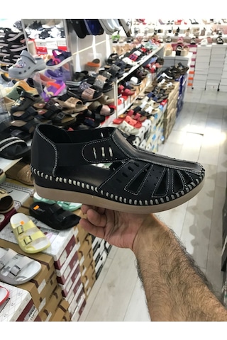 Casso Önü Kapalı Sandalet Siyah