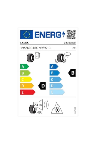 Lassa 195/60R16C 99/97R 6Pr M+S 3Pmsf Multiways-C Dört Mevsim Lastiği 2026