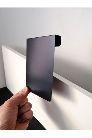 10 Adet Silinebilir Karatahta Siyah Etiket 14 x 10 CM Ahşap Raflar