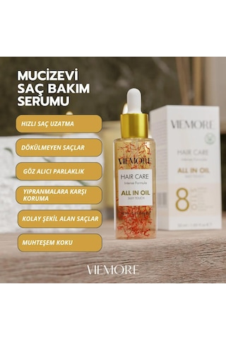 Viemore Safran Bitkili Dökülme Karşıtı Saç Serumu 50 ML