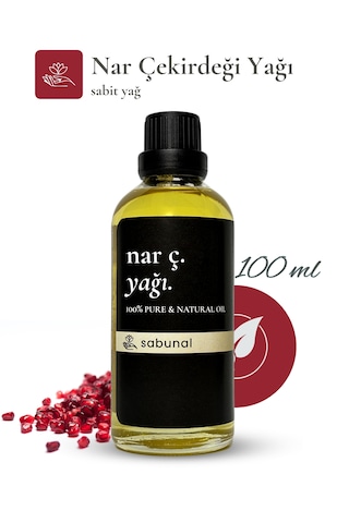 Sabunal Nar Çekirdeği Yağı 100 ML Cilt Bakım Ve Arındırıcı Doğal Yağ