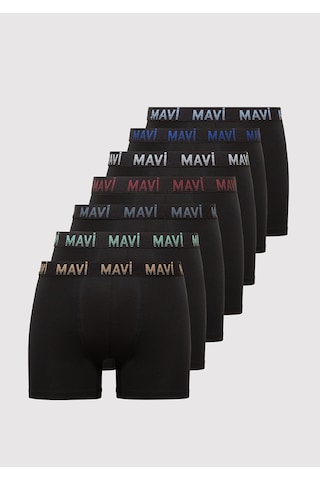 Mavi - 7li Siyah Basic Boxer 0912287-900 Siyah