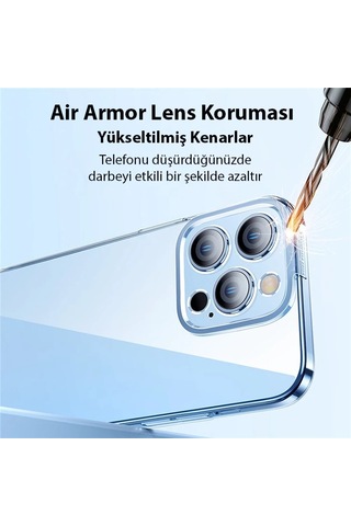 Baseus Crystal Apple iPhone Uyumlu 14 Pro Max 6.7 Ultra-thin Silikon Kılıf + Tempered Ekran Koruyucu Set- 5775