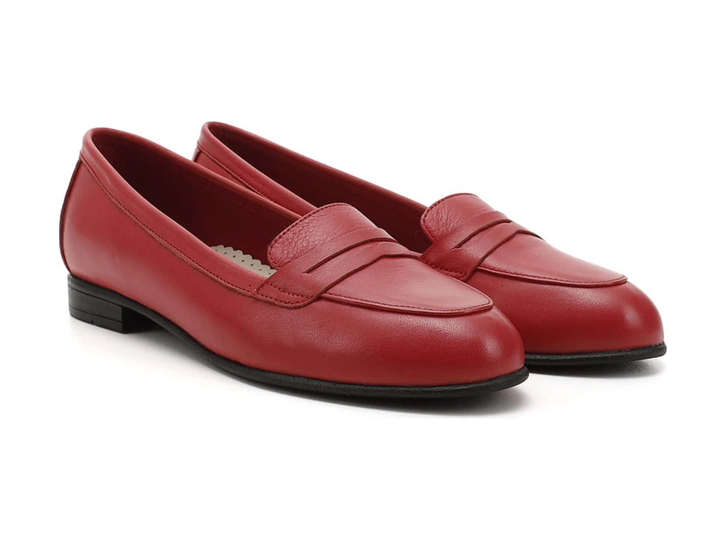 Gönderi R Kadın Kırmızı Antik Hakiki Deri Babet Gdza13424161 Kırmızı Antik