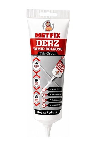 Hazır Derz Arası Tamir Dolgusu 380 Gr Beyaz Suya Dayanıklı Fayans Seramik Derz Yenileme Yenileyici