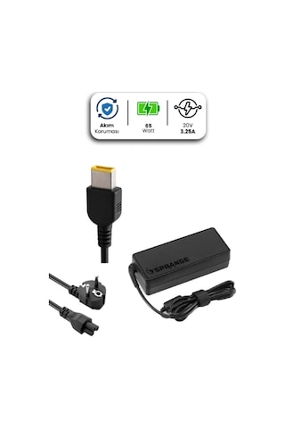 20v 3.25a Usb Pin 65 Watt For Lenovo Laptop Adaptör