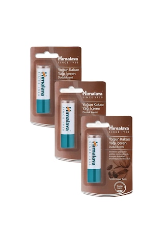 Himalaya Yoğun Kakao Yağı İçeren Nemlendirici Dudak Kremi 3 x 4.5 G
