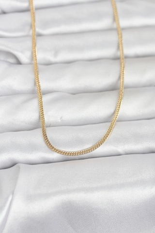 Cm 14k Gold Renk Dolgun Zincir Model 60 Cm Kadın Kolye - Lisinya Altın