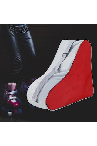 Suntek Paten Çantası Taşıma Ayakkabıları Saklama Kırmızı