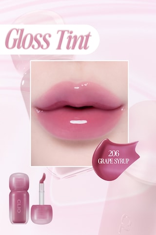 Pigmentli, Parlak Bitişli Dolgunlaştırıcı Lip Gloss Clıo Volumate Gloss 206 Grape Syrup