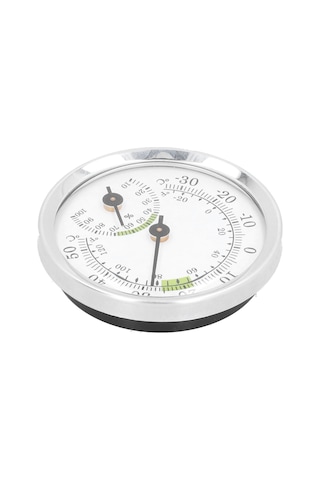 Dofolink Alüminyum Plastik Mini Termohigrometre -30 50 C 2% Rh Doğruluk, Seralar İçin, Sigara Kutuları, Jakuzi Odaları, Pilli Olmayan, Yeşil-gümüş