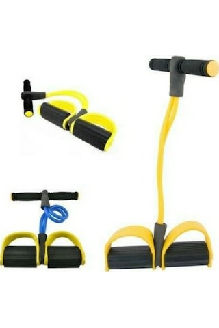 4 Lastikli Body Trimmer Mekik Çekme Aleti Evde Spor Egzersiz