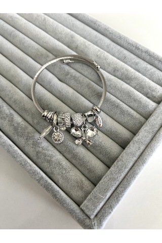 Su Perisi Takı Bijuteri Çelik Kelebekli Model Bileklik