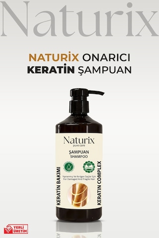 Naturix Tuzsuz Keratin Bakım Şampuan 600 ML