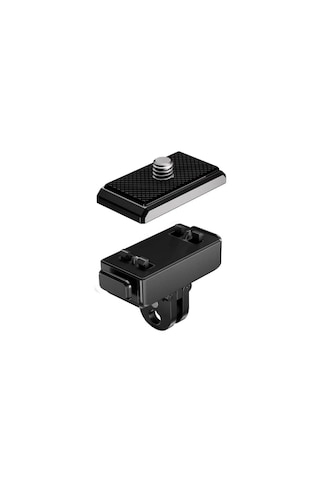Quıckdock Qdx5-ac Manyetik Ve Kilitli Aksiyon Kamera Montaj Adaptörü 1/4 Dişli Değiştirilebilir Aksiyon Kamera Bağlantılı Siyah