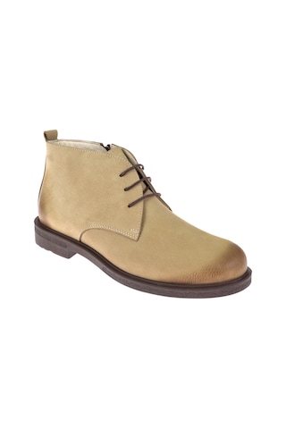 Pullman Hakiki Deri Comfort Erkek Bot PLM-2534   KUM NUBUK Kum