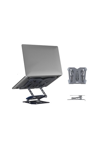 Go Des Gd-hd286 Katlanabilir Ayarlanabilir Laptop Ve Notebook Standı Gri