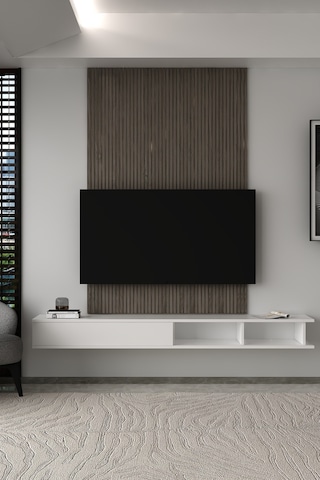 180dhdxtdab Mono Duvara Monte Tv Sehpası Beyaz