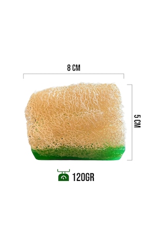 Heriya El Yapımı Kabak Lifli Aloe Vera Özlü Güzellik Sabunu 120 G