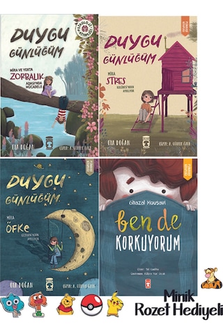 2. 3. Sınıf Okuma Seti 4 Kitap Duygu Günlüğüm Serisi Ve Ben De Korkuyorum