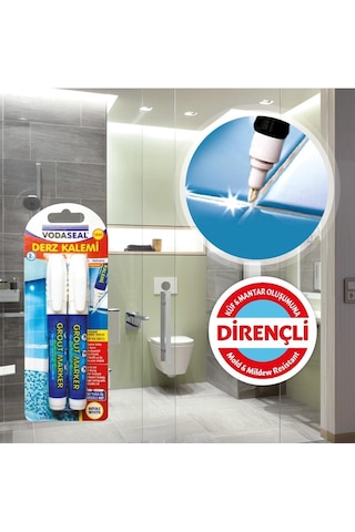 Derzmatik Derz Dolgu 380 gr Beyaz + Derz Kalemi 2 li Set