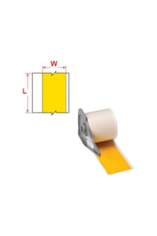 Brady M71C-2000-595-Yl Sarı Sürekli Etiket