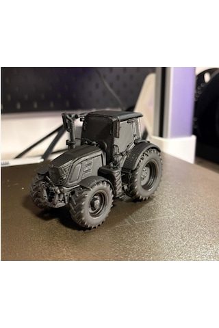 Modern Traktör Maketi - 3d Baskı Koleksiyonluk Tarım Aracı