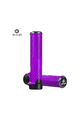 Enlee Mtb Bmx Elcik Silikon Bisiklet Elcik Kaymaz Yapı 140 Mm Bisiklet Elciği Kolay Kavrama Gold Mor Mor
