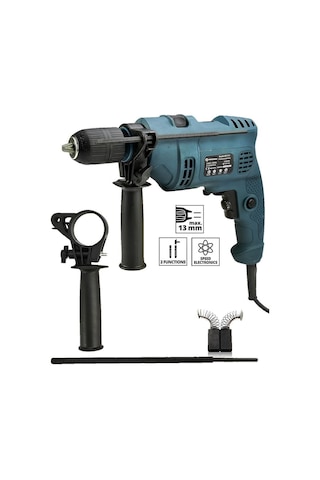 Prohummer Ph016 Elektrikli 13mm Darbeli Matkap Mavi