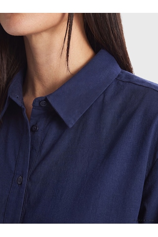 LC Waikiki Lc Waıkıkı Lacivert Oversize Poplin Kadın Gömlek Tunik