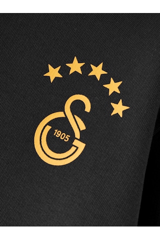 Gsstore Galatasaray Puma Çocuk Kapüşonlu Sweatshirt 78291426 Siyah